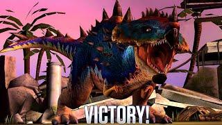 PACHYGALOSAURUS DEFEAT X3 PACHYGALOSAURUS VS INDORAPTOR VS I_GEN 2 | JURASSIC WORLD THE GAME