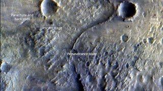 ExoMars images Perseverance in the Jezero Crater