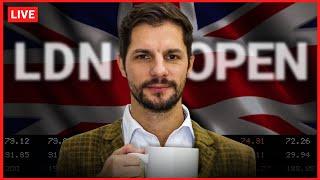 LONDON OPEN LIVE TRADING  | BTC, Futures & Gold Real-Time Scalping & Profit Strategies!