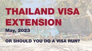 Visa Extension or Visa Run Thailand 2023 #travelthailand