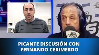 "Vos sos un golpista": Tenembaum cruzó a Fernando Cerimedo, ex asesor de Milei