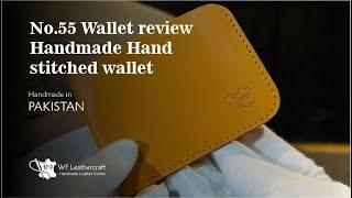 No.55 Wallet review Handmade Hand stitched wallet
