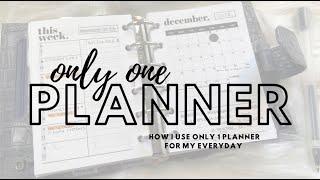 How To Use Only One Planner For Your Everyday Carry | Plan With Bee