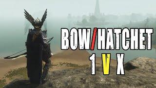 Bow/Hatchet 1vX Montage - New World PvP