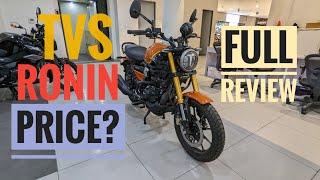 2022 TVS Ronin 225  review || first impression|| shubh bikers