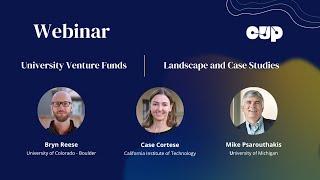 University Venture Funds - Landscape and Case Studies