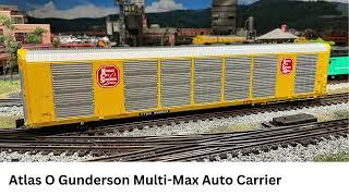 New! Atlas O Gunderson Multi-Max Auto Carrier