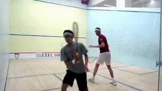 #1s Ali Farag (Harvard)[EGY] v. S Kang (Princeton) [USA] -CSA College Squash 2014 Men's Quarterfinal