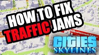 How to Fix Traffic Jams and Use More Lanes - Cities Skylines