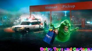 The Real Ghostbusters Ecto-1 Slimer Walmart Commercial Retro Toys and Cartoons