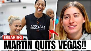 Kate Martin LEAVES Las Vegas Aces 48 Hours After Draft – Caitlin Clark Reacts!"