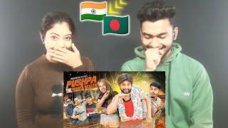 Indian Reaction To | Pushpa The Parota Dealer | Bangla Funny Video | Omor On Fire | It's Omor |