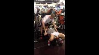 Sioned 72.5kg bench press