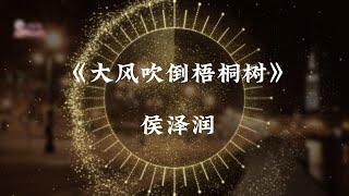 侯泽润 - 大风吹倒梧桐树 【K歌词】 【大风吹倒那棵梧桐树 没钱难买通天路】Strong Wind Blowing Plane Trees Down