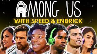 Messi & Ronaldo play AMONG US with IShowSpeed & Endrick!