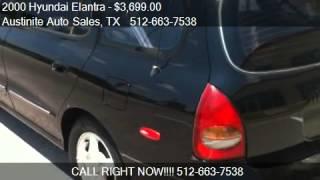 2000 Hyundai Elantra GLS for sale in Austin, TX 78758 at Aus