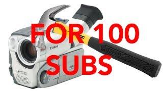 Bored Smashing - Camcorder! (100 Subscriber Special!)