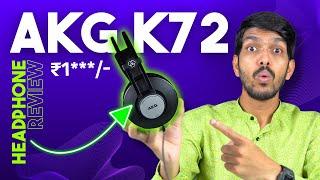 AKG K72 Closed Back Studio Headphones Review - Good for Mixing, Music & Editing?! *HANDS DOWN* 