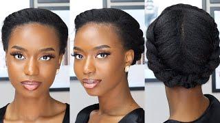 How To Style Your Natural Hair in 5 Minutes Flat: The Elegant, Simple Twist Style