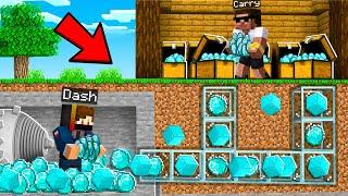 10 Ways To STEAL CARRY's  Diamonds In Minecraft...