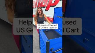 Help me price this used tool cart! #usgeneral #harborfreight #tooltrucks