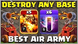 DESTROY ANY BASE | Best TH12 Super Dragon (Super Dragbat) Air Attack Strategy in Clash of Clans