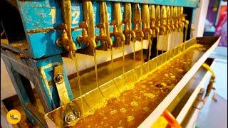 2000 Kg Daily Making Pure Yellow Mustard Oil Mega Factory Rs. 245/- Per ltr  l Delhi Street Food