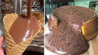 The Most SATISFYING Chocolate Cake Recipes | So Tasty Chocolate Cake Decorating Ideas