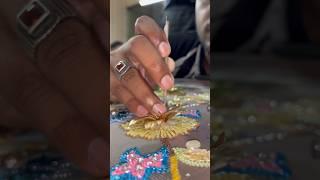 Hand embroidery 3d flower making  #reels #viral #embrioderywork #manufacturing #video