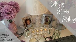 SPARKLY HOME ACCESSORIES AND STYLING || BUDGET FRIENDLY || GLITTER, BLING AND ALL THINGS PRETTY