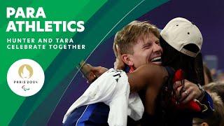 Hunter and Tara Celebrate Gold TogetherWhat a pair!   | Para Athletics | Paralympic Games ️