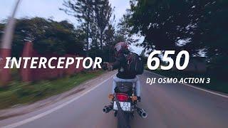 Tried out different camera angles on my Interceptor 650 | DJI Osmo Action