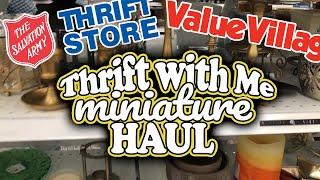 Thrift with Me at Salvation Army and Value Village for Miniatures in One Sixth Scale