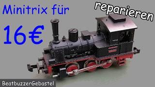 Minitrix Spur N Dampflok reparieren - Weihnachtszug