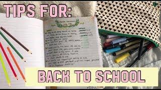 School tips! | how to survive the school-year! (: