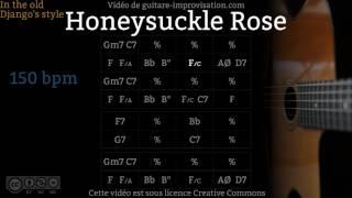 Honeysuckle Rose (150 bpm) - Gypsy jazz Backing track / Jazz manouche