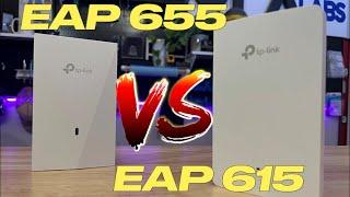 EAP 655 Wall & EAP 615 Comparison, unboxing, teardown, & speed test | @Tp-linkUs #omada