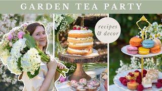 a whimsical cottagecore garden tea party 🫖 recipes & decor ideas