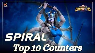 Top 10 Counters For Spiral MCOC