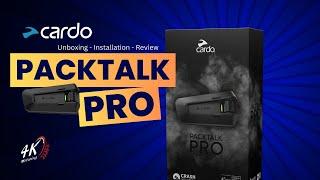 Cardo Packtalk Pro Motorcycle Helmet Communicator Review & Test | Unboxing, Installation & Road Test