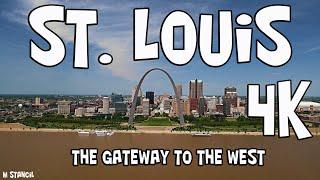 St  Louis MO 4K  / The Gateway to the West (DJI Mavic Air 2 Drone Footage) Rome of the West!!