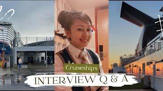 Important Questions and Answers for Cruiseship jobs interview// Tips to crack the interview