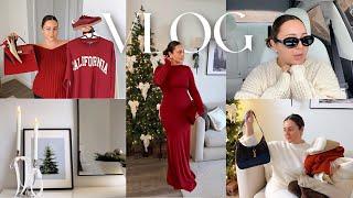 VLOG - FashionNova Haul, SHEIN Winter Haul, Holiday Outfit Ideas, Shop With Me & Christmas Decor