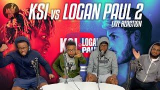 #3ManUp KSI vs Logan Paul 2 Live Reaction