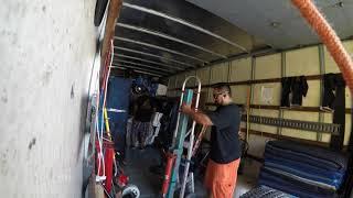 Moving a Large storage Unit into a home in Argyle,TX | Rescue Moving Services