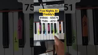 Five Nights at Freddy's | EasyPiano Tutorial 
