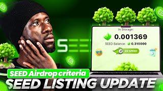 SEED Listing on KUCOIN! SEED Airdrop Update!