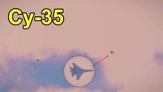 Missile hits Russian Su-35 fighter jet/Military Simulation