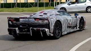 Carspotting at the Ferrari factory (NEW Ferrari test mule,Purosangue,Daytona SP3,296 GTB...)