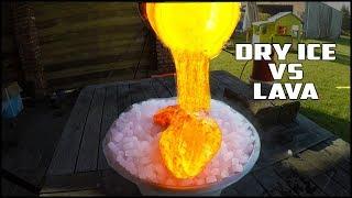 EXPERIMENT: LAVA vs DRY ICE!